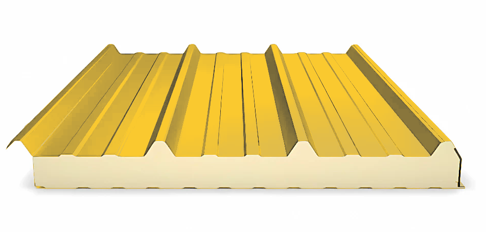 Bandeja de acero aislante, amarillo zinc - RAL 1018