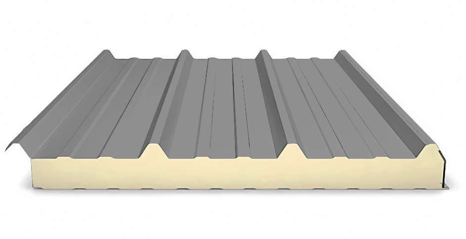 Bac Acier isolées Métal gris - RAL 9007