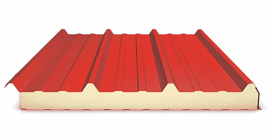 Insulated Steel Tray Fire Red - RAL 3000