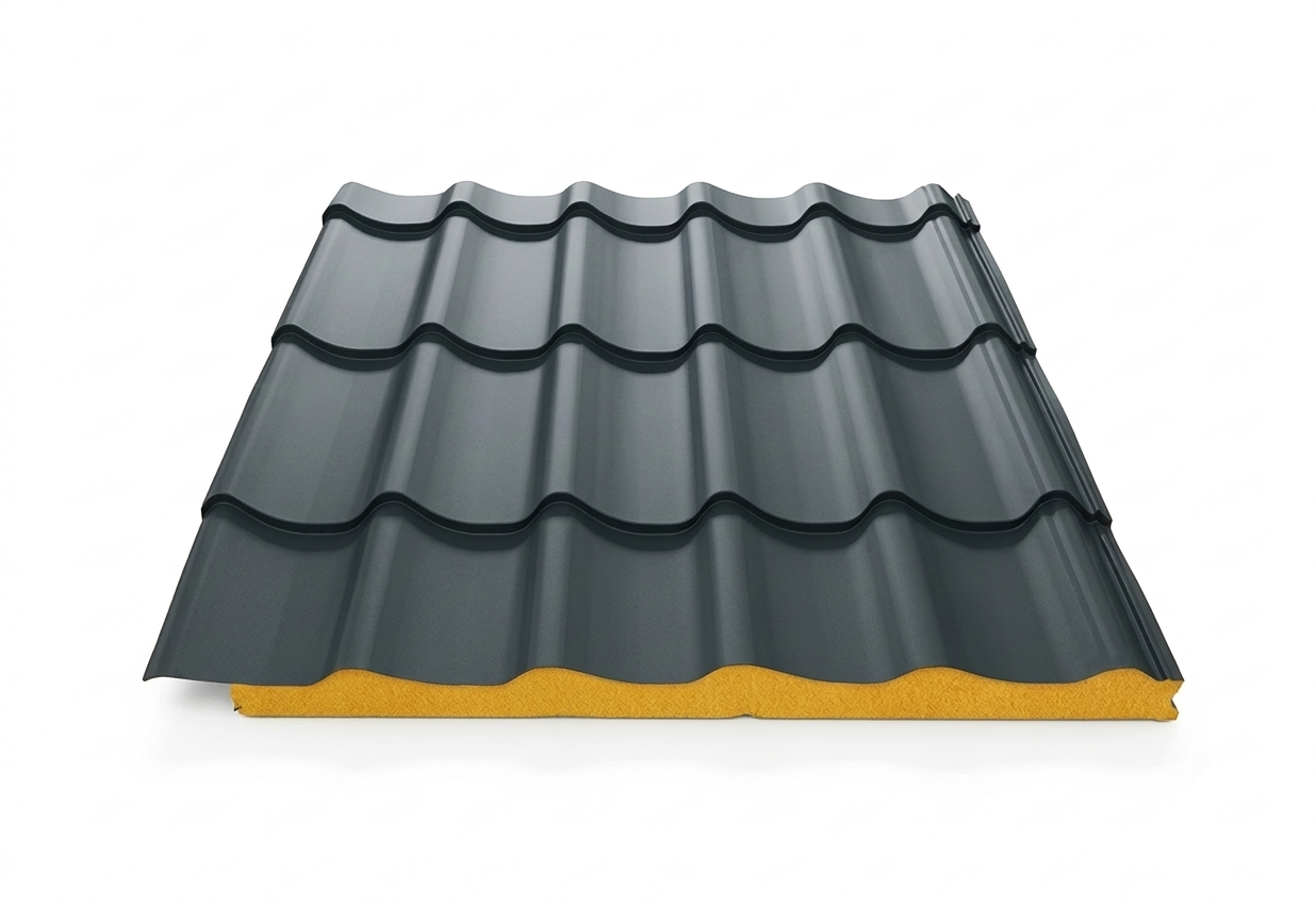 Tuiles Plates - Gris Anthracite [RAL 7016]