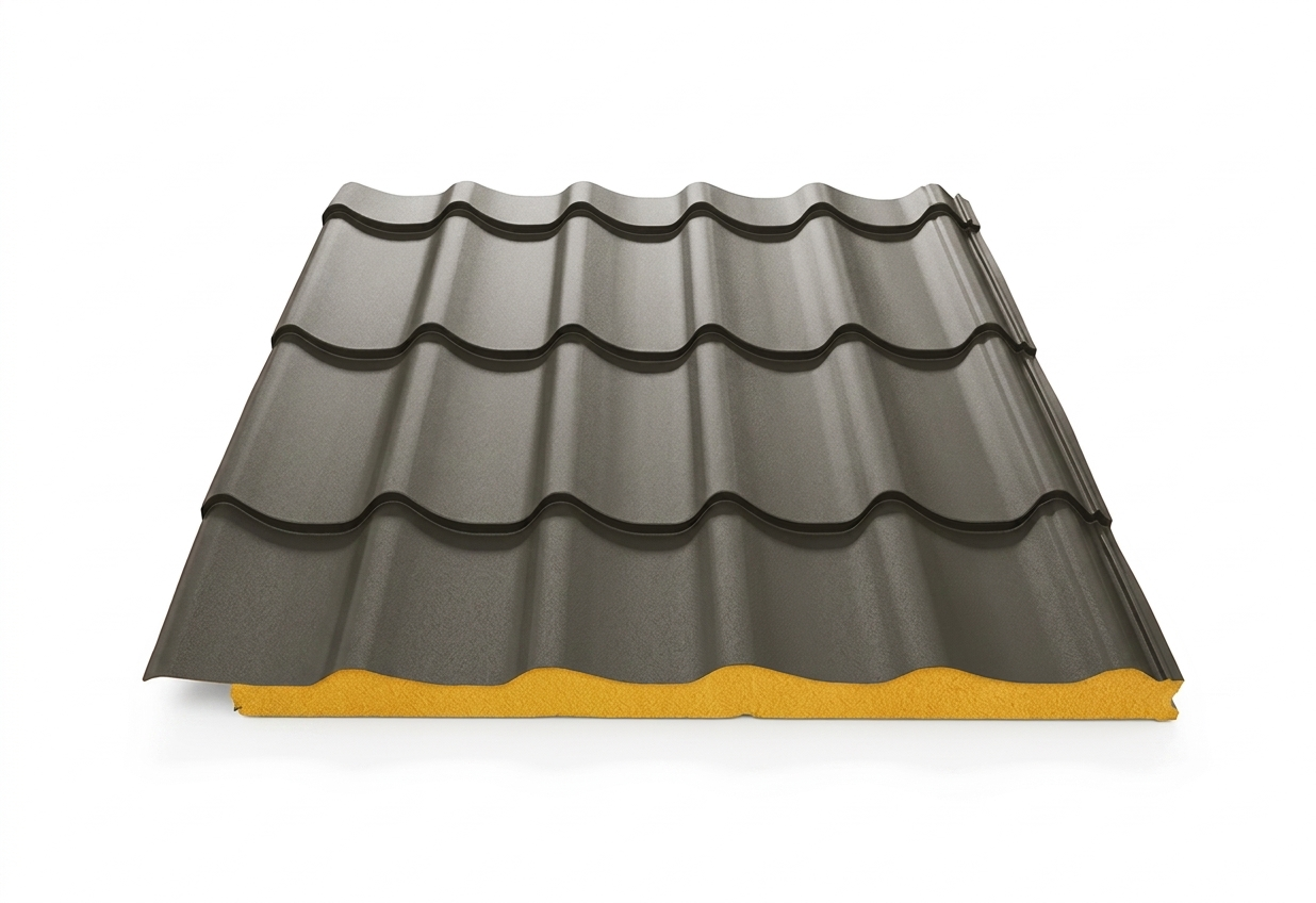 Tuiles Plates -  Gris terre d’ombre [RAL 7022]